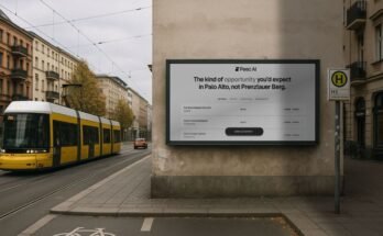 Peec AI billboard