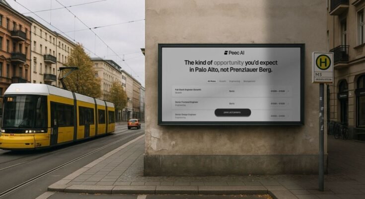 Peec AI billboard