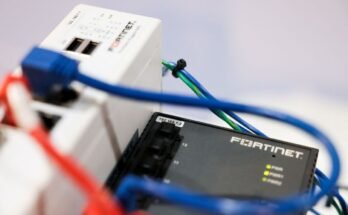 A device designed to detect hacks manufactured by cybersecurity firm Fortinet.