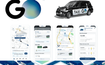 Japan's taxi hailing app