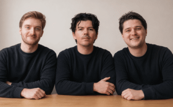 Sandstone co-founders Nick Fleisher, Jarryd Strydom, and Liam Germain (L-R)