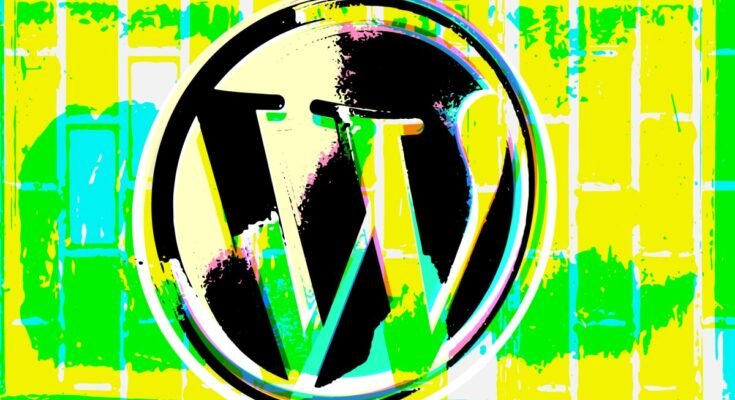 stylized WordPress logo