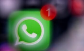 This illustration photograph taken on December 1, 2025, shows the logo of US instant messaging software Whatsapp displayed on a smartphone's screen.